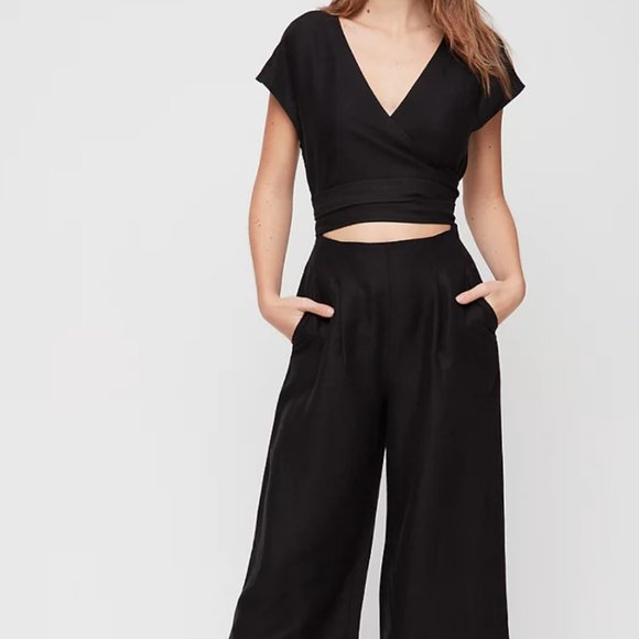 Aritzia Black Wilfred Jumpsuit - Picture 1 of 6